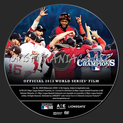 Official 2013 World Series Film dvd label