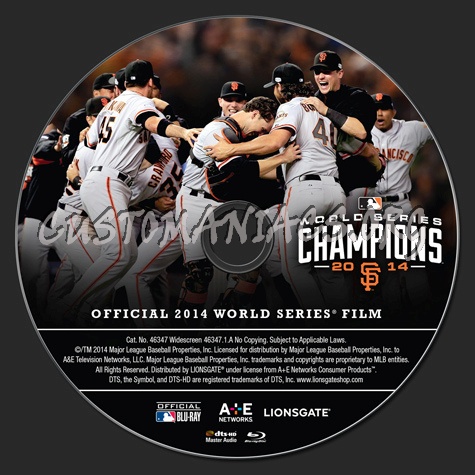 Official 2014 World Series Film blu-ray label