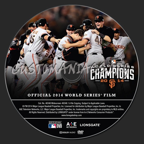 Official 2014 World Series Film dvd label