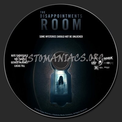 The Disappointments Room dvd label