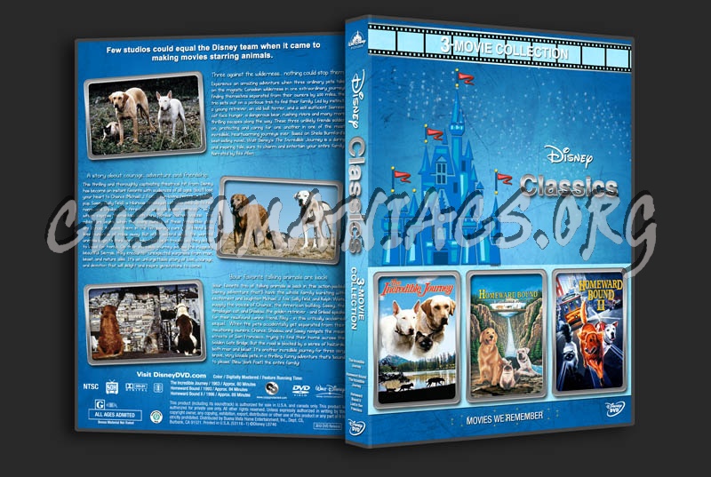 Disney Classics - Homeward Bound Triple Feature dvd cover