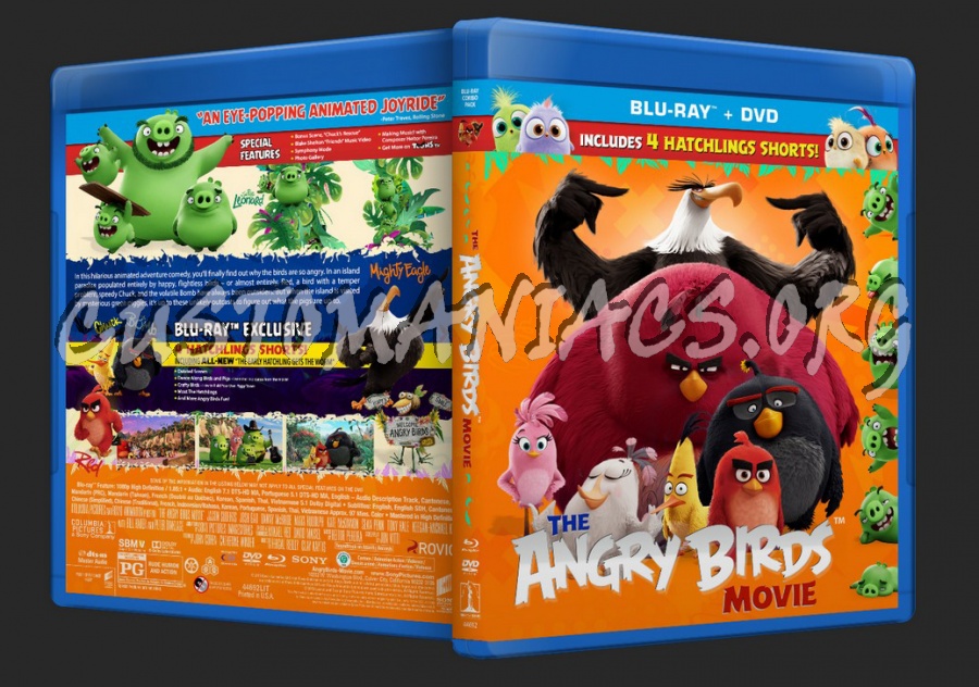Angry Birds Movie blu-ray cover
