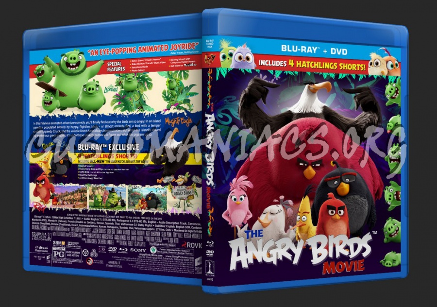 Angry Birds Movie blu-ray cover