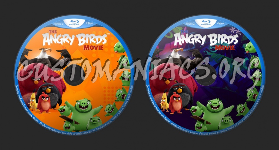 Angry Birds Movie blu-ray label
