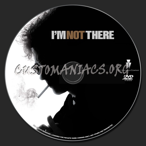 I'm Not There dvd label