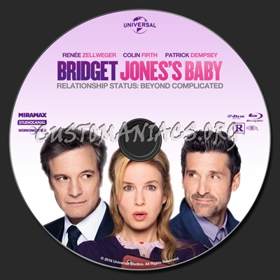 Bridget Jones's Baby blu-ray label