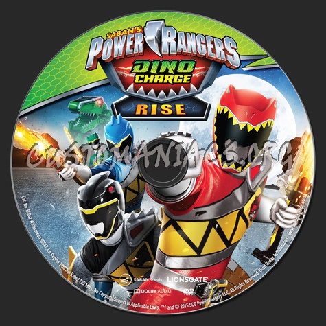 Power Rangers Dino Charge Rise dvd label