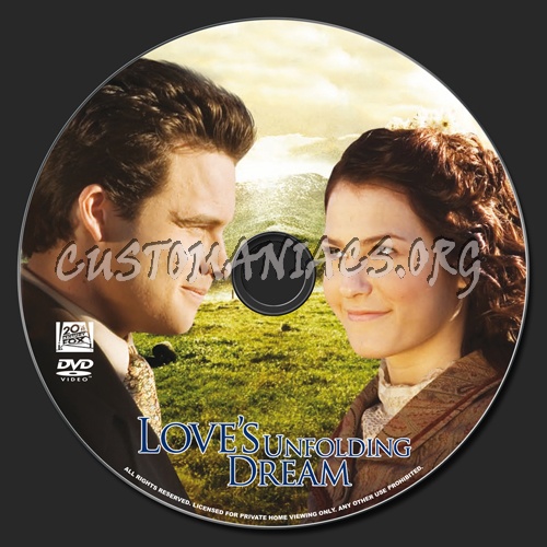 Love's Unfolding Dream dvd label