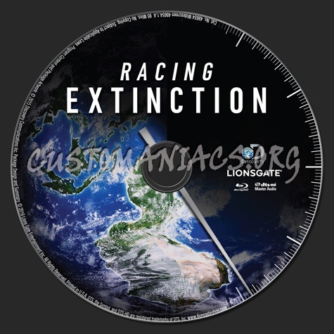Racing Extinction blu-ray label