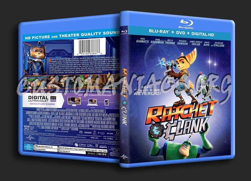 Ratchet & Clank dvd cover