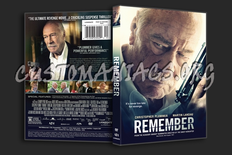 Remember dvd cover
