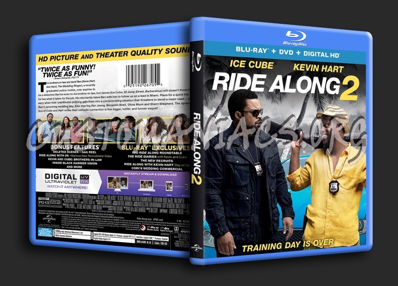 Ride Along 2 blu-ray cover