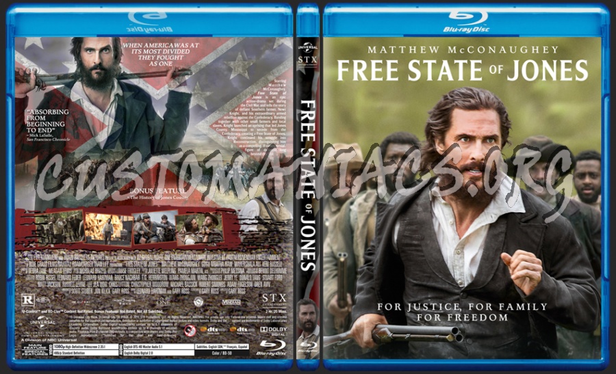 Free State Of Jones dvd cover