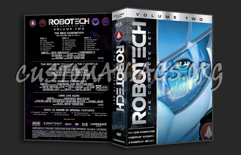 Robotech The Complete Set Volume 2 dvd cover