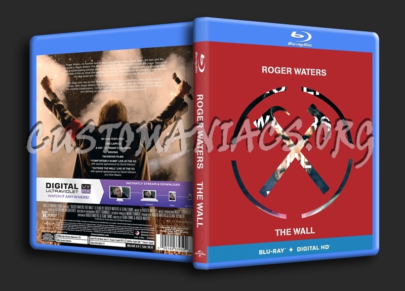 Roger Waters The Wall blu-ray cover