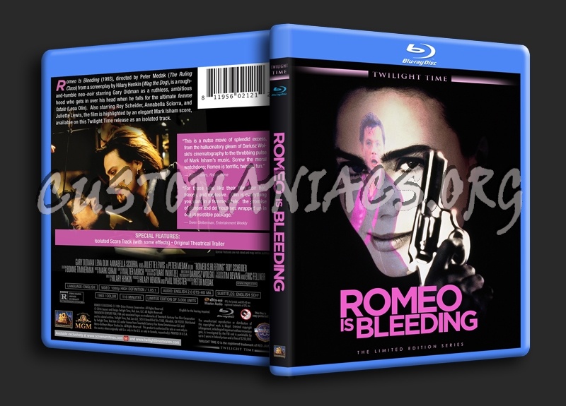 Romeo is Bleeding blu-ray cover