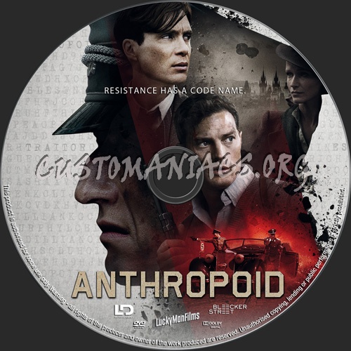 Anthropoid dvd label