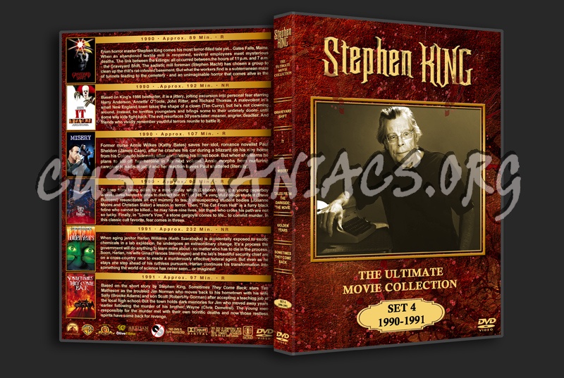 Stephen King: The Ultimate Collection - Set 4 (1990 - 1991) dvd cover