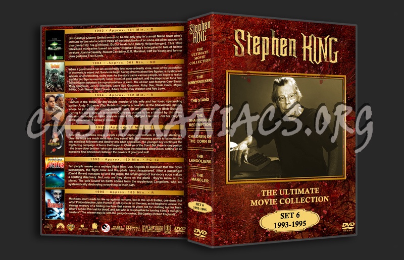 Stephen King: The Ultimate Collection - Set 6 (1993 - 1995) dvd cover