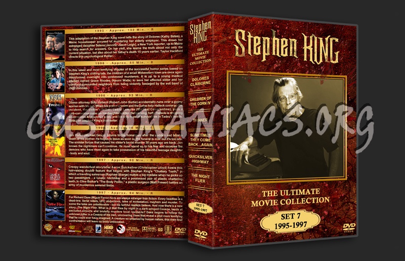 Stephen King: The Ultimate Collection - Set 7 (1995 - 1997) dvd cover