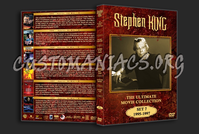 Stephen King: The Ultimate Collection - Set 7 (1995 - 1997) dvd cover
