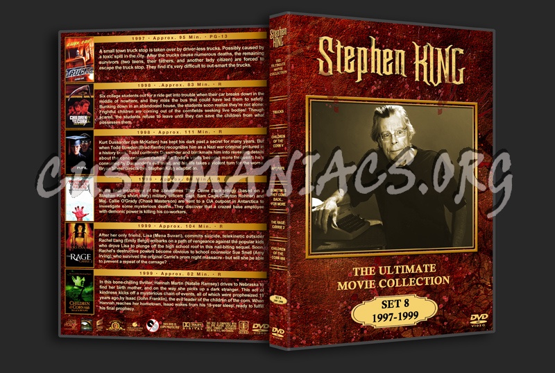 Stephen King: The Ultimate Collection - Set 8 (1997 - 1999) dvd cover