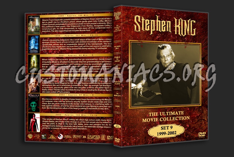 Stephen King: The Ultimate Collection - Set 9 (1999 - 2002) dvd cover