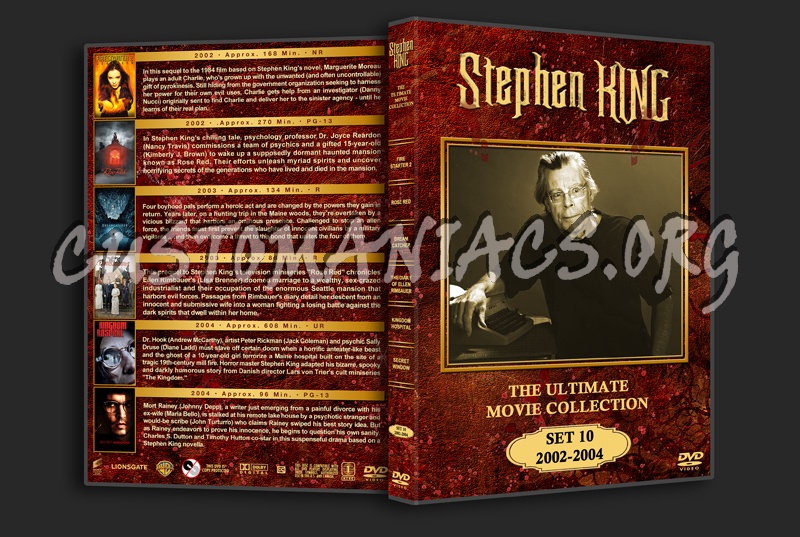 Stephen King: The Ultimate Collection - Set 10 (2002 - 2004) dvd cover