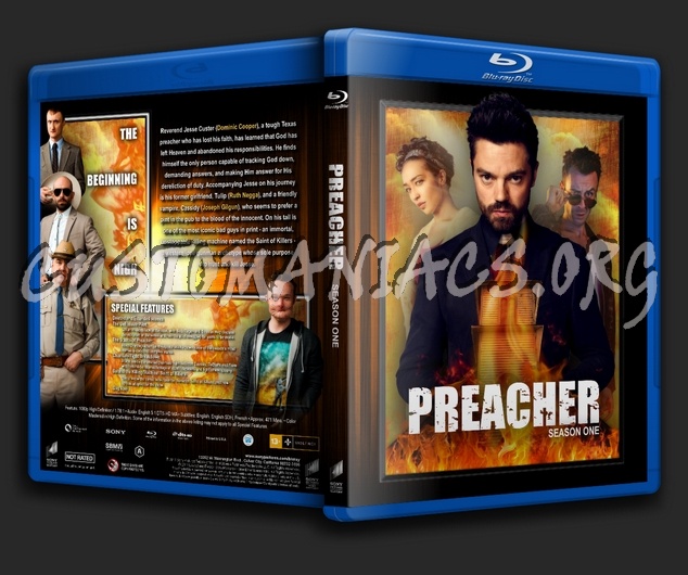 Preacher - Season 1 blu-ray cover