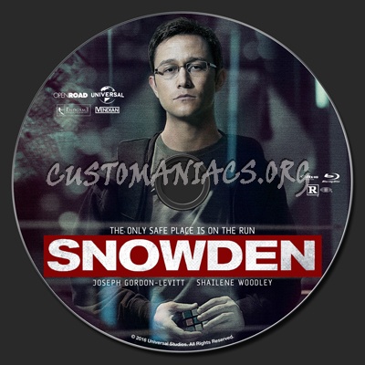 Snowden blu-ray label