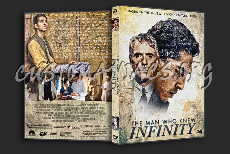 The Man Who Knew Infinity dvd cover