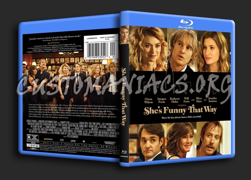 She's Funny That Way blu-ray cover