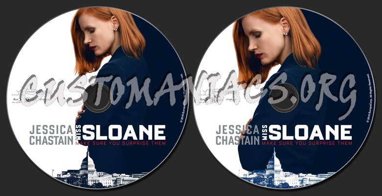 Miss Sloane blu-ray label