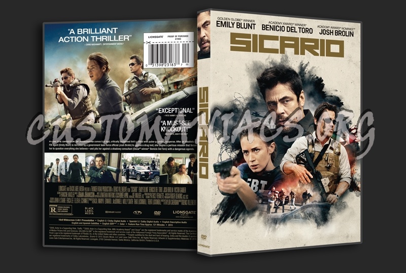 Sicario dvd cover