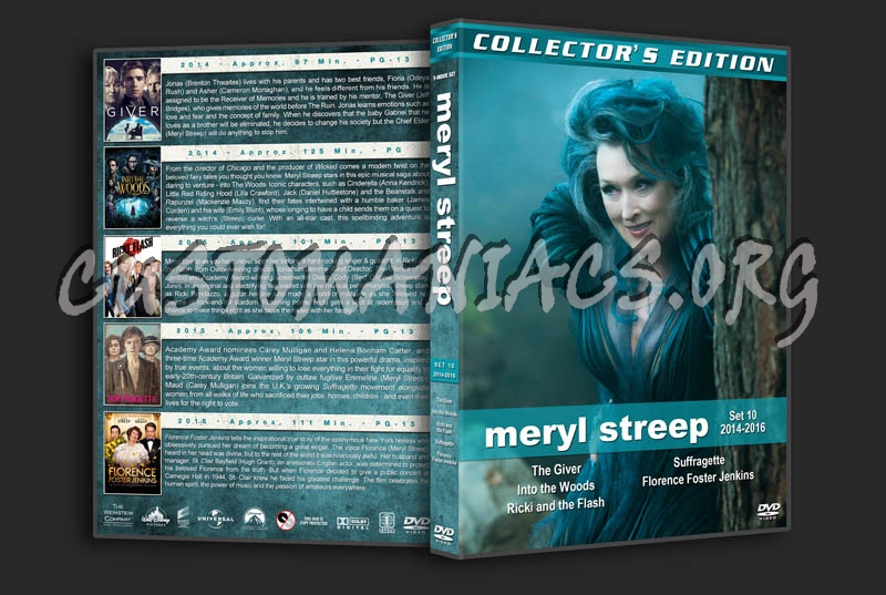 Meryl Streep Collection - Set 10 (2014-2016) dvd cover