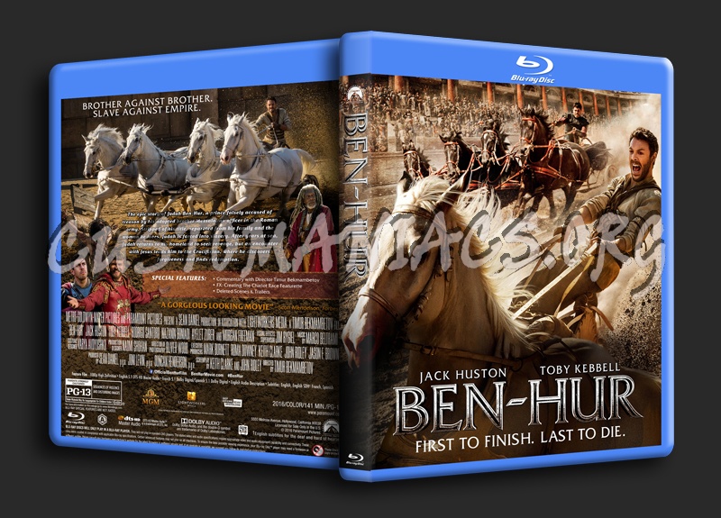 Ben-Hur (2016) dvd cover