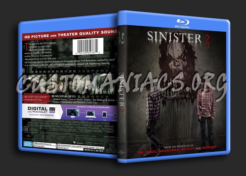 Sinister 2 blu-ray cover