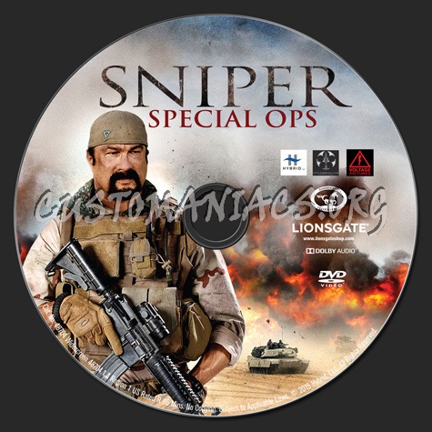 Sniper Special Ops dvd label