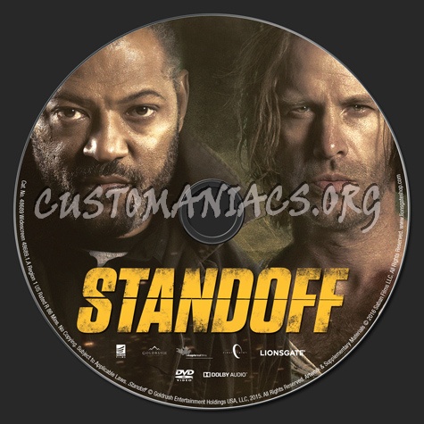 Standoff dvd label