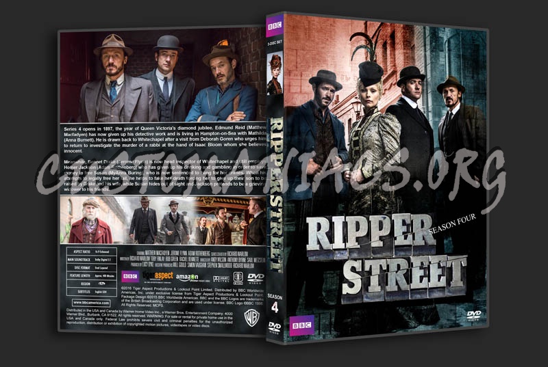 Ripper Street - Season 4 dvd cover