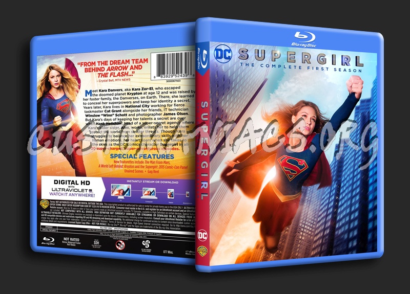 Supergirl Season 1 blu-ray cover