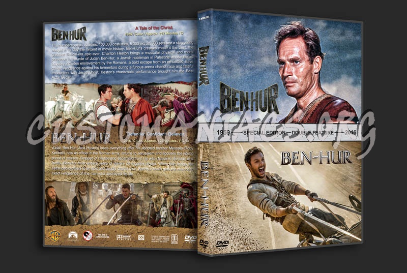 Ben-Hur Double Feature dvd cover