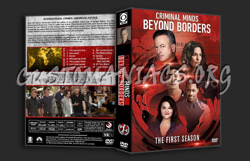 Criminal Minds: Beyond Borders - Season 1 dvd cover