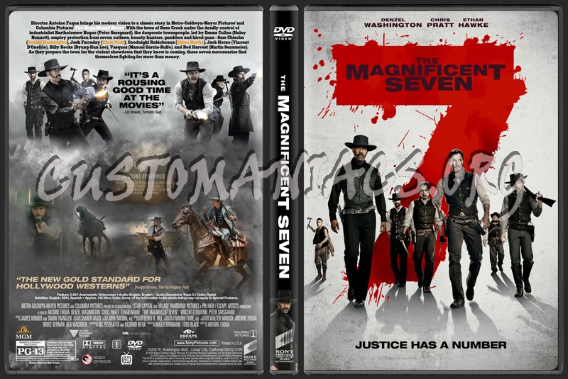 The Magnificent Seven (2016) dvd cover