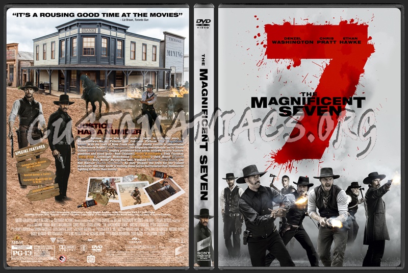 The Magnificent Seven (2016) dvd cover