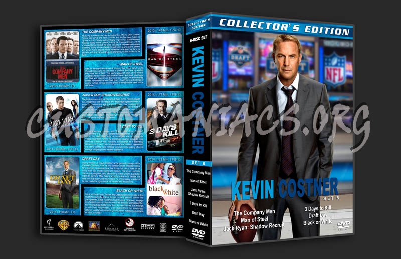 Kevin Costner Collection - Set 6 dvd cover