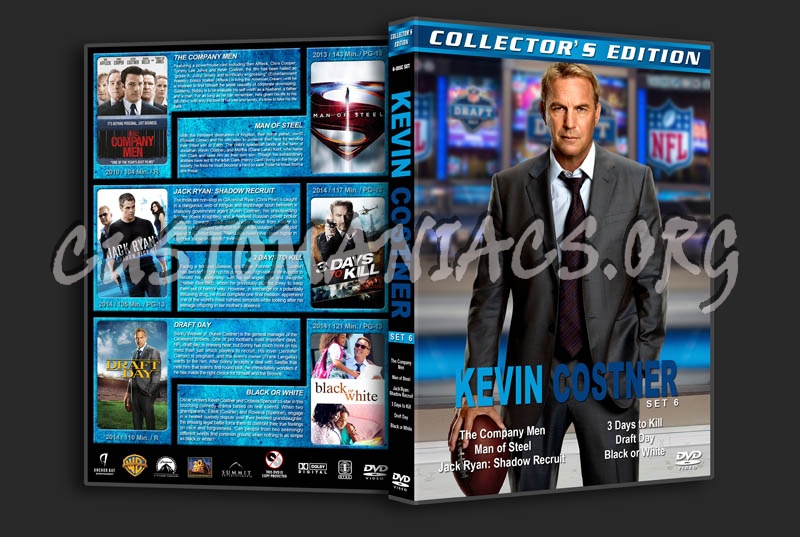 Kevin Costner Collection - Set 6 dvd cover