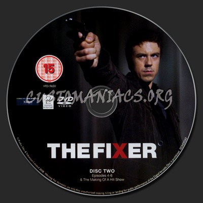 The Fixer Complete Season One dvd label