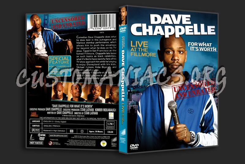 Dave Chappelle - For What Its Worth dvd cover