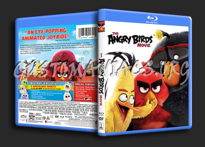 The Angry Birds Movie blu-ray cover